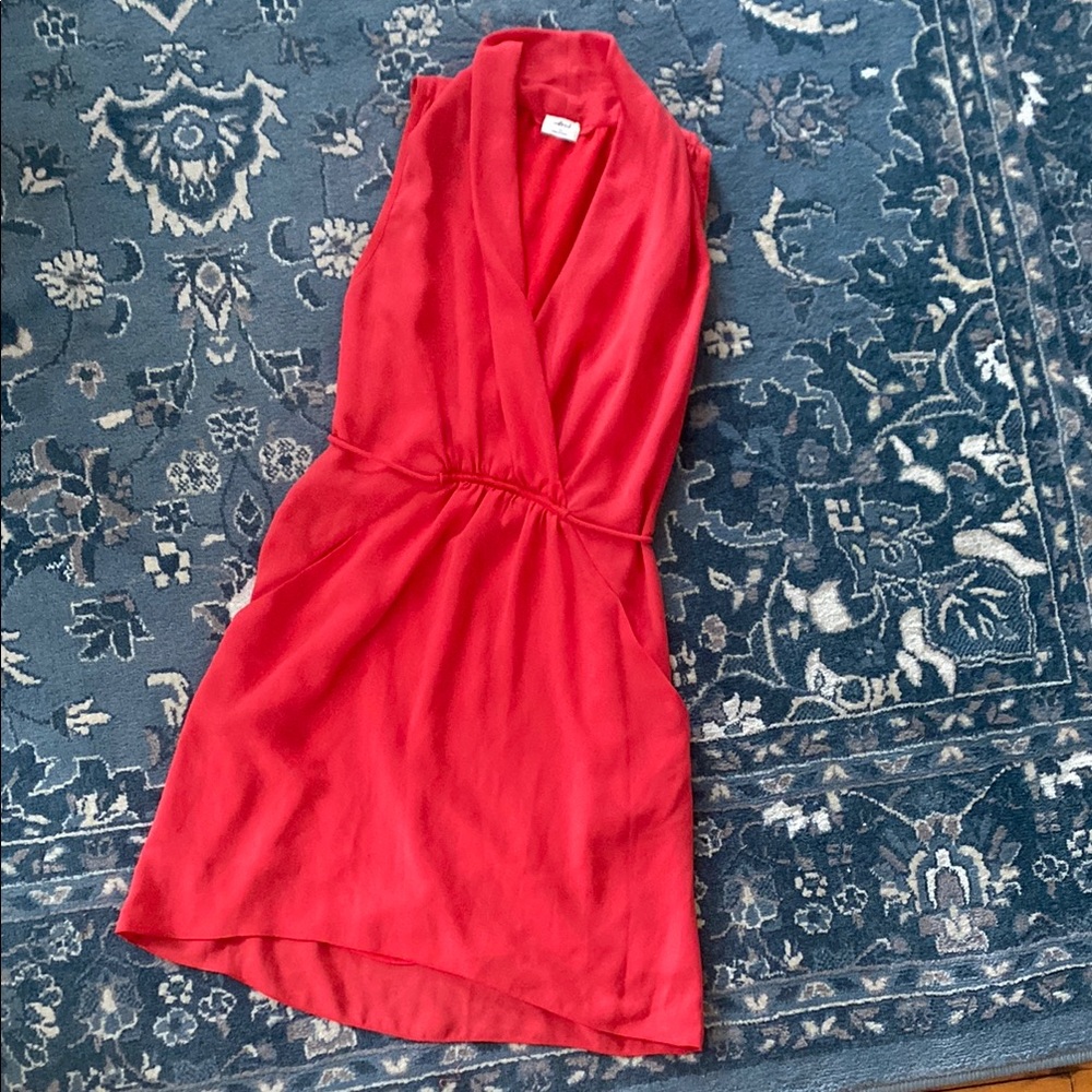 Wilfred Coral Mini Dress